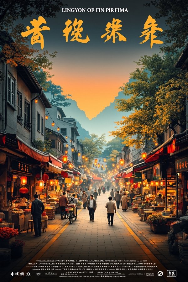 老街故事剧集封面——热闹的老街市集